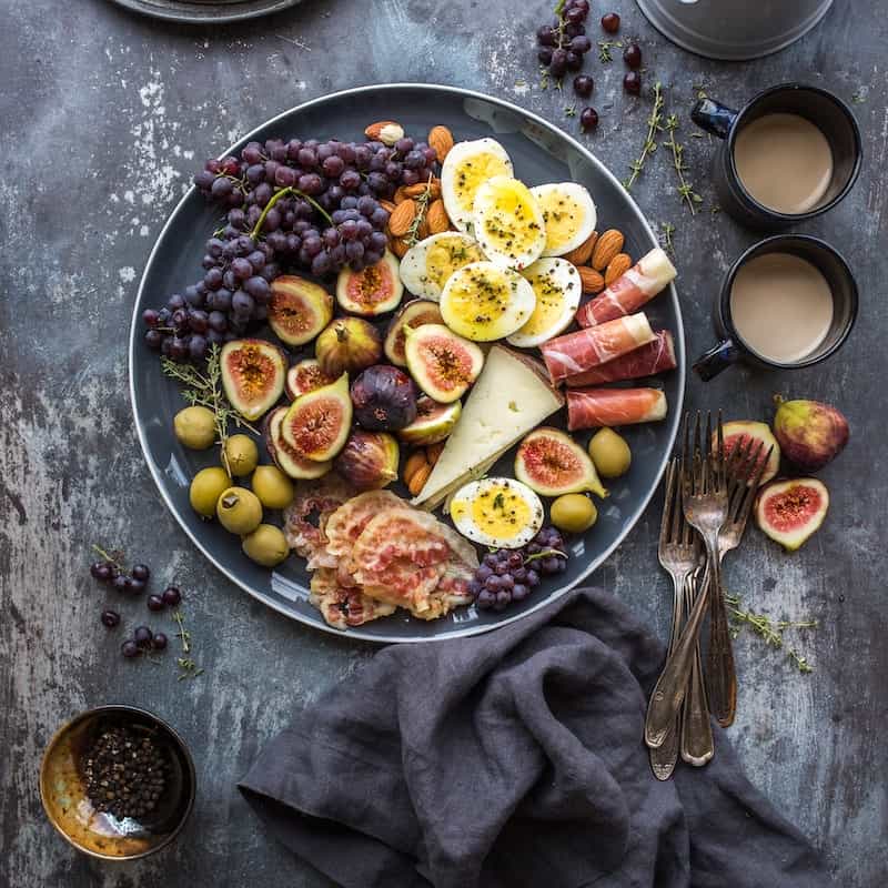 Photo of beautifully
arranged food